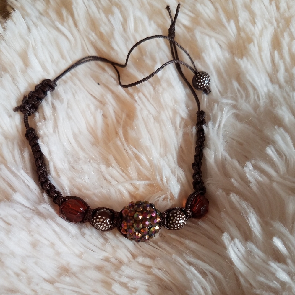 Macrame & Bead Bracelet